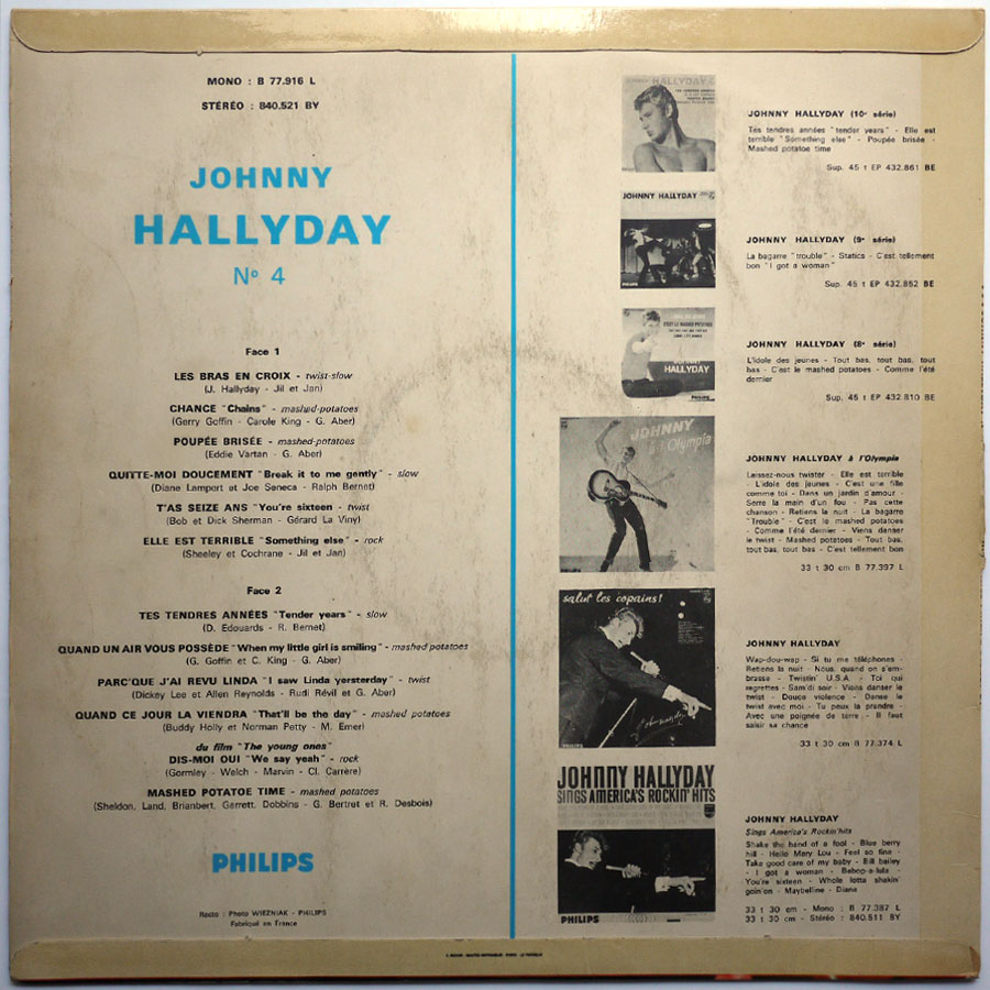 Les Bras En Croix St R O Collections Johnny Hallyday