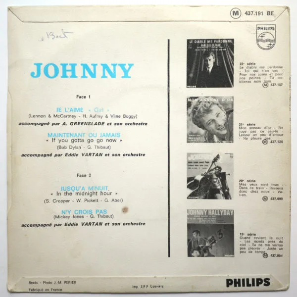 JE L'AIME (Réédition en Pochette Papier - Label Bleu Gravé) - Image 2