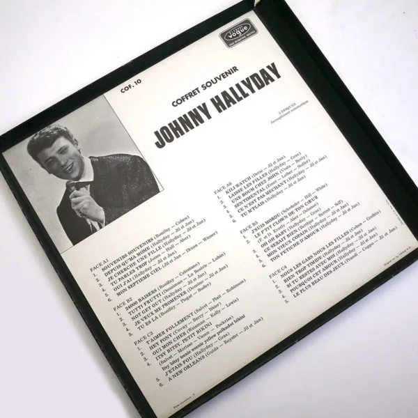 JOHNNY HALLYDAY > PREMIER COFFRET VOGUE (Coffret Réédition > 3 LP) - Image 2