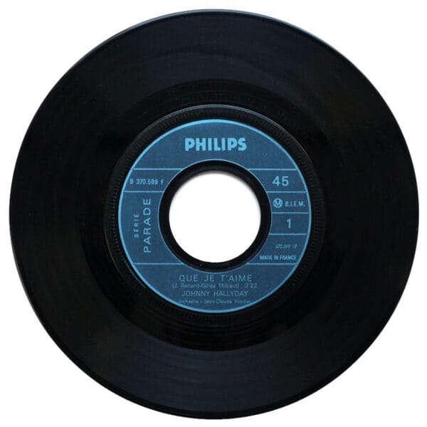 QUE JE T’AIME … (Pochette Rarissime > Johnny ROUGE > Au-dessus de Johnny Jaune !) - Image 3