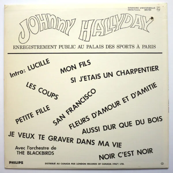 JOHNNY AU PALAIS DES SPORTS (1967) - Image 2