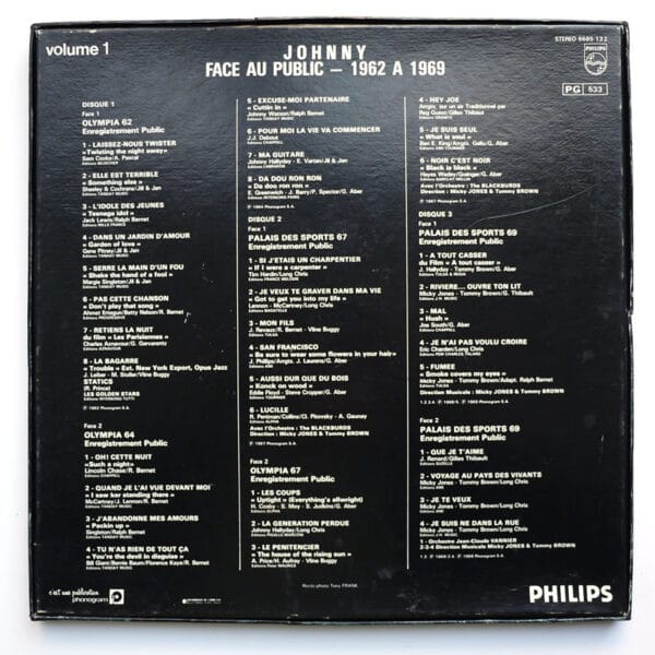FACE AU PUBLIC 1962 - 1969  (3 LP) - Image 2