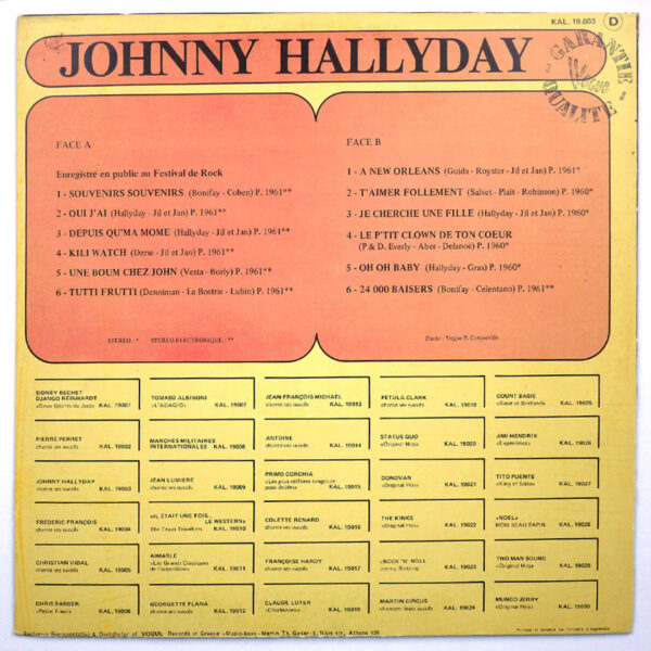 JOHNNY HALLYDAY CHANTE SES SUCCES - Image 2