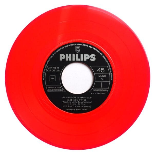 EL MADISON DE HALLYDAY  (Vinyle ROSE !)