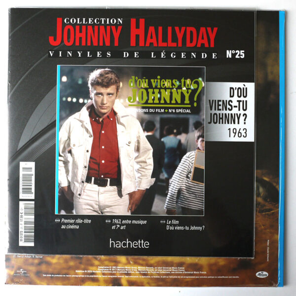 LP 30cm "D’OÙ VIENS-TU JOHNNY?" - Image 2