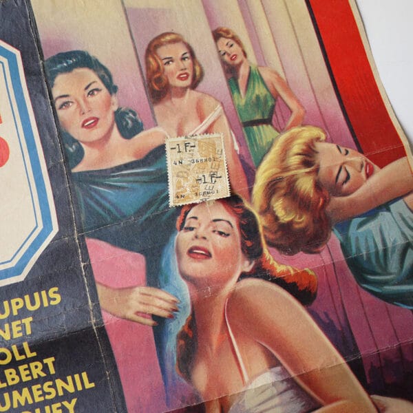 DOSSIER 1413  (Affichette Belge Original de 1961) ULTRA RARE ! - Image 2