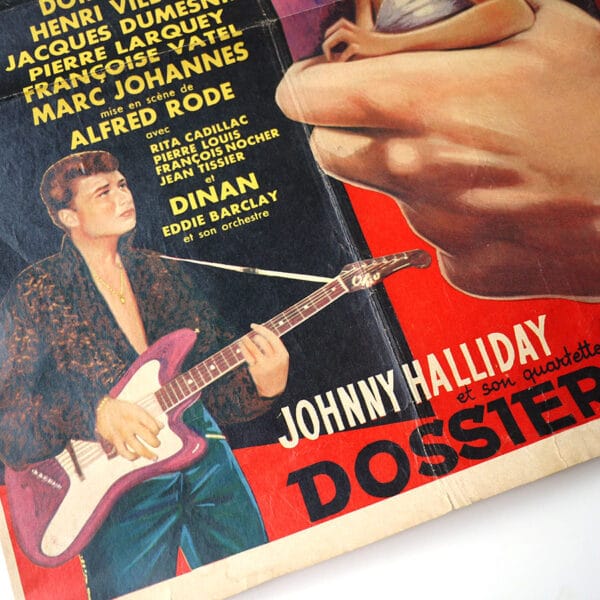 DOSSIER 1413  (Affichette Belge Original de 1961) ULTRA RARE ! - Image 3