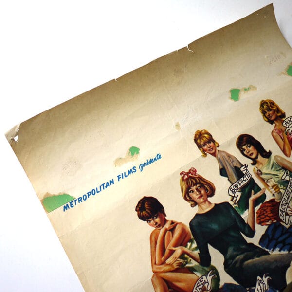 LES PARISIENNES (Affichette Belge Original de 1961) - Image 3