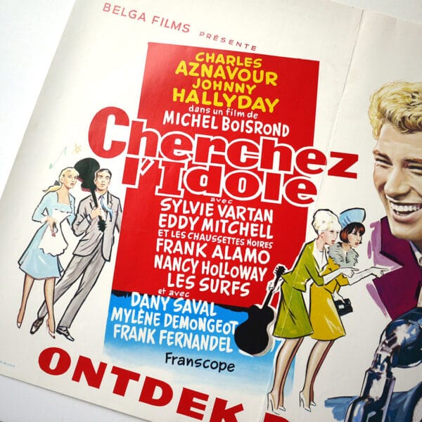 CHERCHEZ L'IDOLE  (Affichette Belge réédition) - Image 3