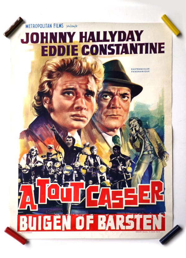A TOUT CASSER  (Affichette Belge Original de 1967)