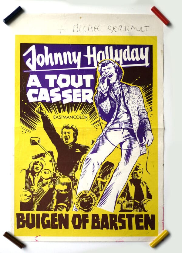 A TOUT CASSER  (Affichette Belge réédition)
