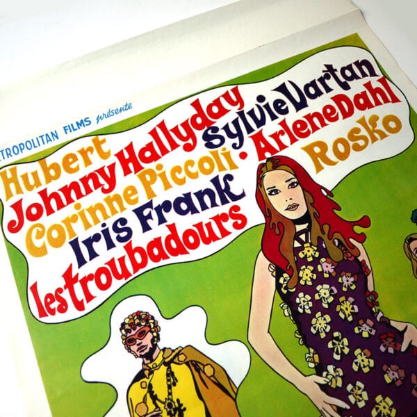 LES PONEYTTES  (Affichette Belge Original de 1968) - Image 2