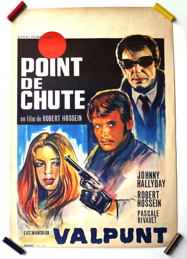 POINT DE CHUTE  (Affichette Belge Original de 1970)