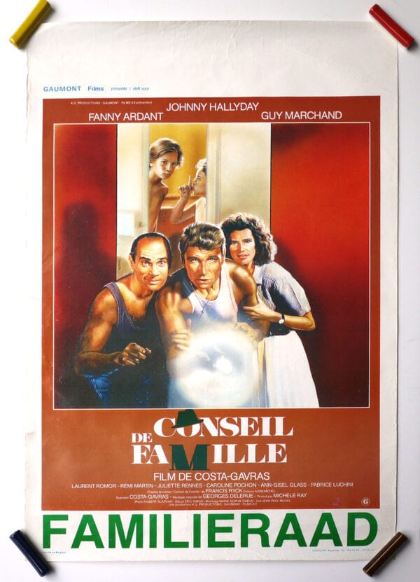 CONSEIL DE FAMILLE  (Affichette Belge Original de 1986)