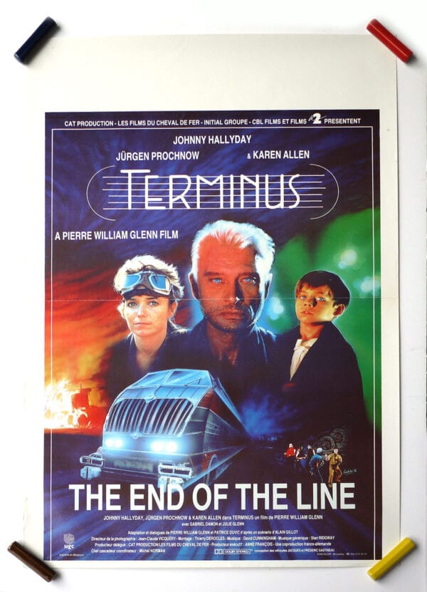 TERMINUS  (Affichette Belge Original de 1987)