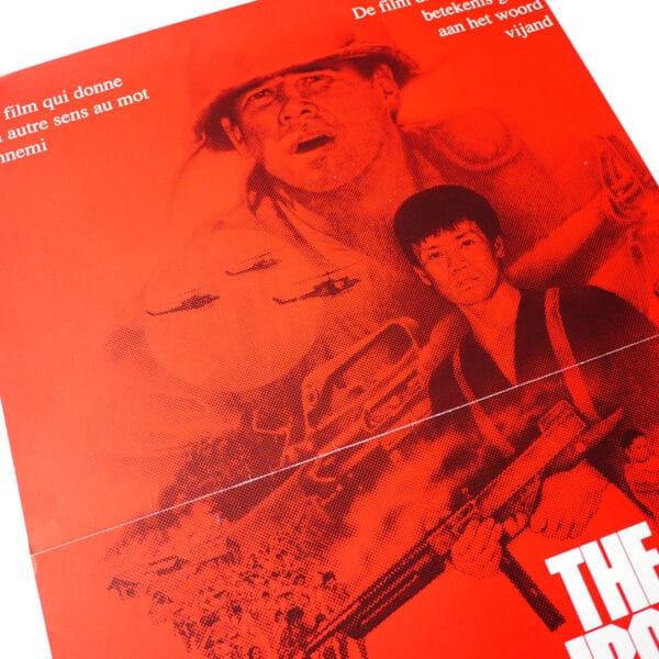 THE IRON TRIANGLE  (Affichette Belge Original de 1988) - Image 2
