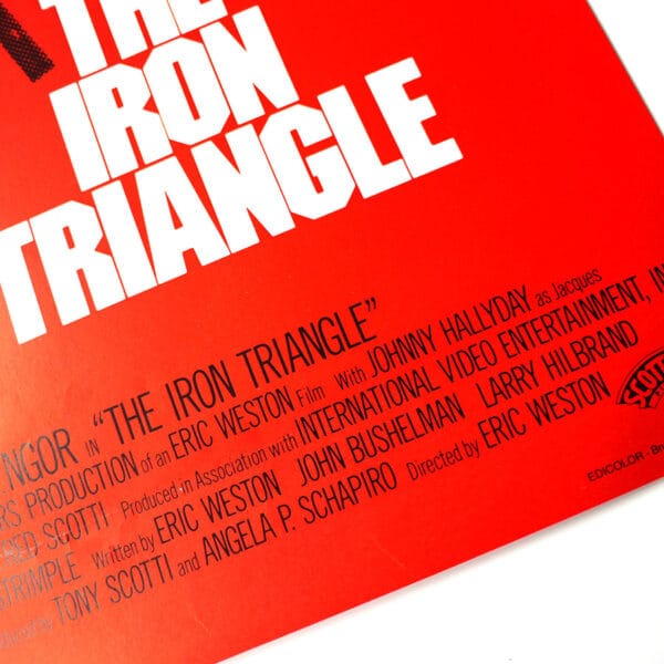 THE IRON TRIANGLE  (Affichette Belge Original de 1988) - Image 3