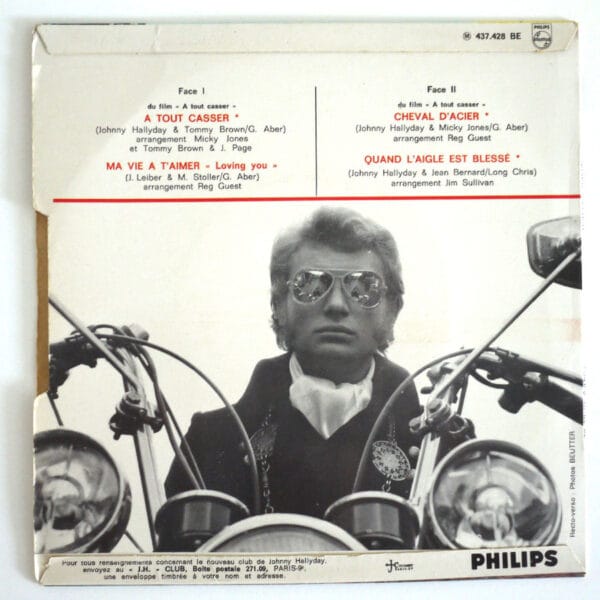 A TOUT CASSER  (TRES RARE – Pochette GLACEE Recto & Verso !) - Image 2