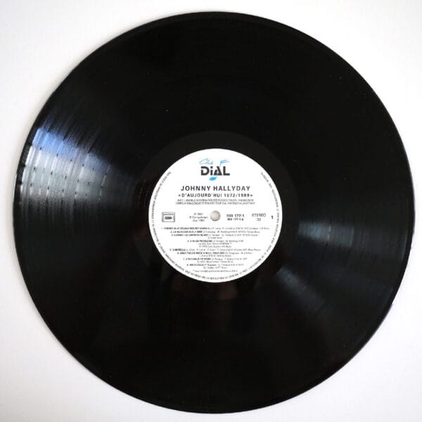 JOHNNY HALLYDAY D'AUJOURD'HUI  1972 / 1989  (LP DIAL) - Image 3
