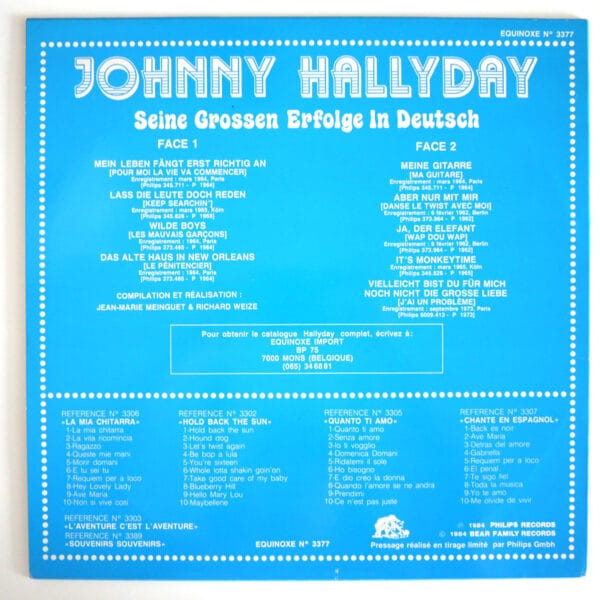 JOHNNY HALLYDAY CHANTE EN ALLEMAND - Image 2