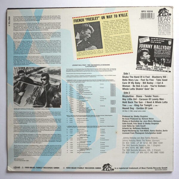 THE 1962 NASHVILLE SESSIONS VOL. 1 (The English Recordings) - Image 2
