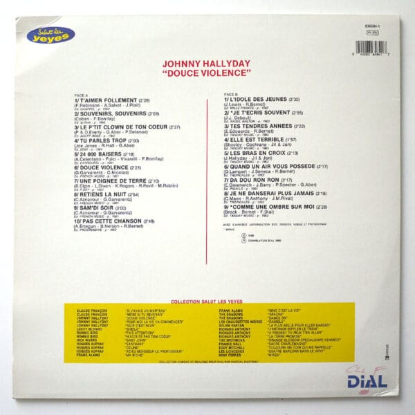 DOUCE VIOLENCE (LP DIAL - Deuxième Edition 1991) - Image 2