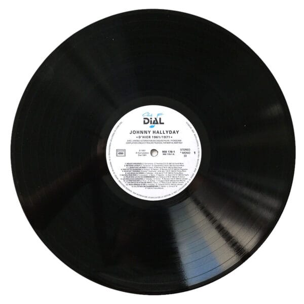 JOHNNY HALLYDAY D'HIER 1961 / 1971  (LP DIAL) - Image 3