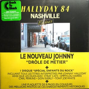 HALLYDAY 84 – NASHVILLE EN DIRECT (2 LP série "Back to Black" 2009)