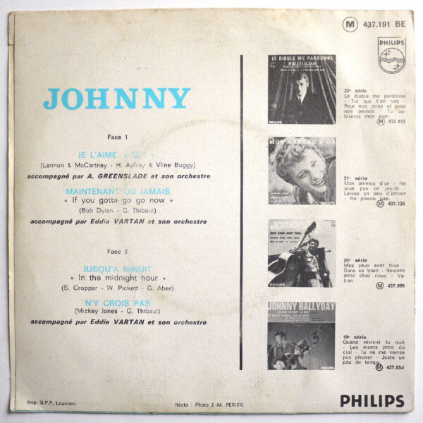 JE L'AIME (Réédition en Pochette Papier - Label Bleu Gravé) - Image 2