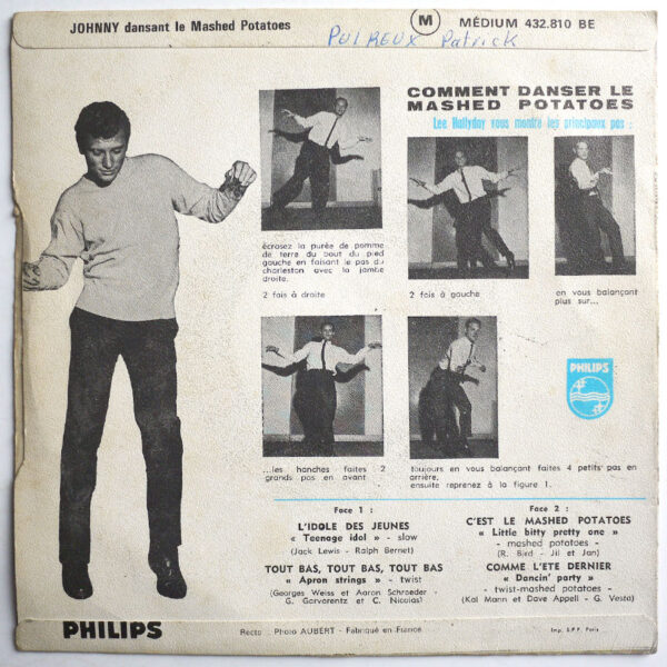 L'IDOLE DES JEUNES (Réédition en Pochette Papier - Label Vert) - Image 2