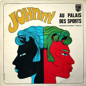 JOHNNY AU PALAIS DES SPORTS (1967) - (Original > Verso avec Photos de Johnny sur scène)