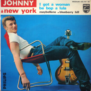 JOHNNY A NEW YORK  (Carré Jaune au Verso !)