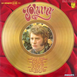 LE DISQUE D'OR DE JOHNNY  (GRANDE BRETAGNE)